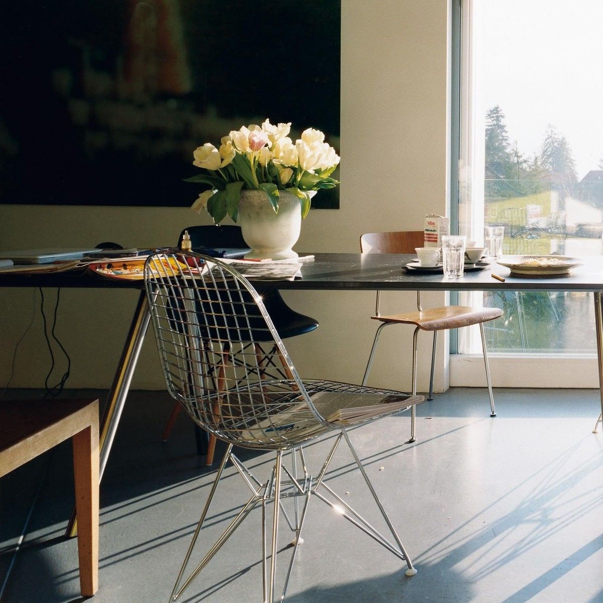 创意火狐官方网站 - 坐具|餐椅|办公火狐官方网站|火狐HUOHU（中国）火狐官方网站|伊姆斯金属线椅（舒适版）